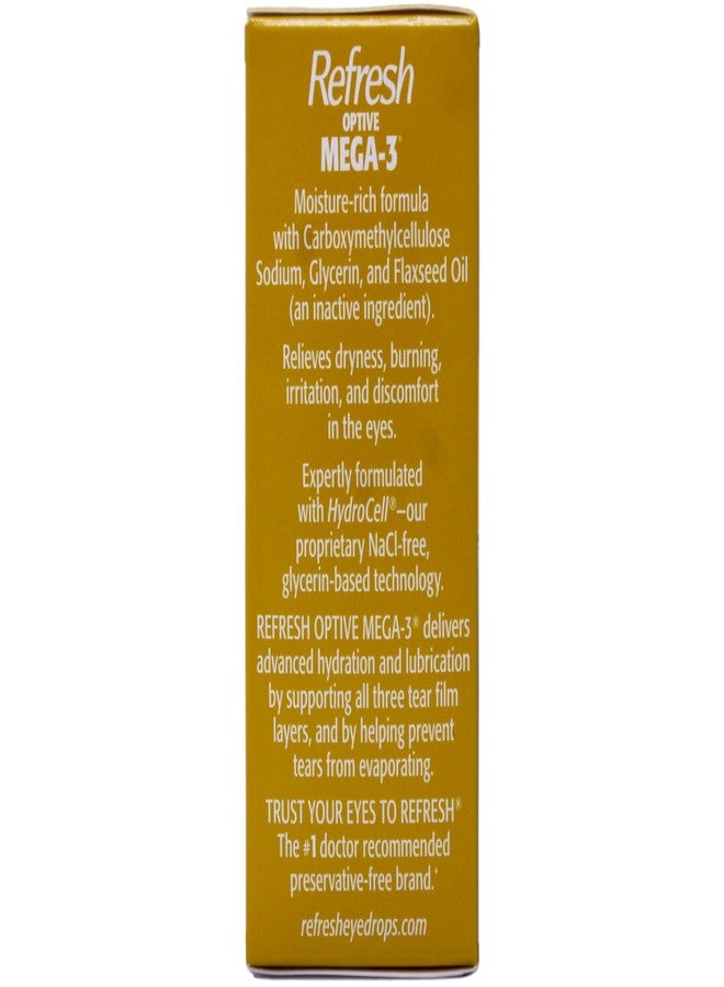 ريفريش قطرات ترطيب العين ريفريش أوبتيف ميجا-3، 30 قطرة للاستخدام مرة واحدة (عبوة من قطعتين) - Image 5